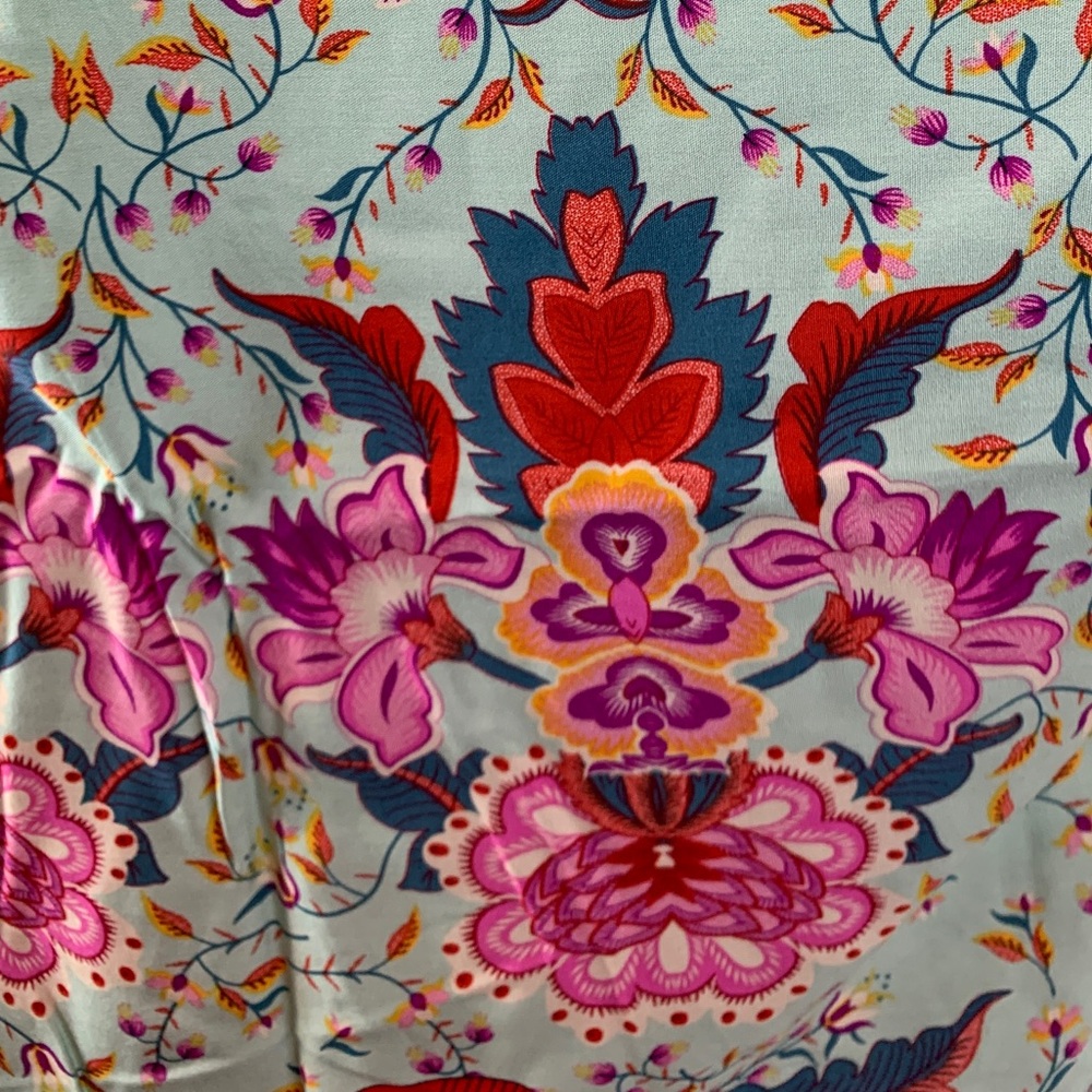 Floral Tie Front Cropped Kimono Top NEW! - Picture 6 of 8